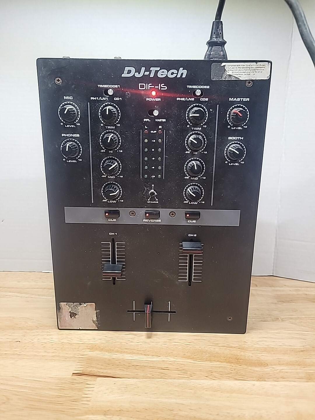 DJ-Tech DIF-IS Profesional Dj Mixer Pre-owned