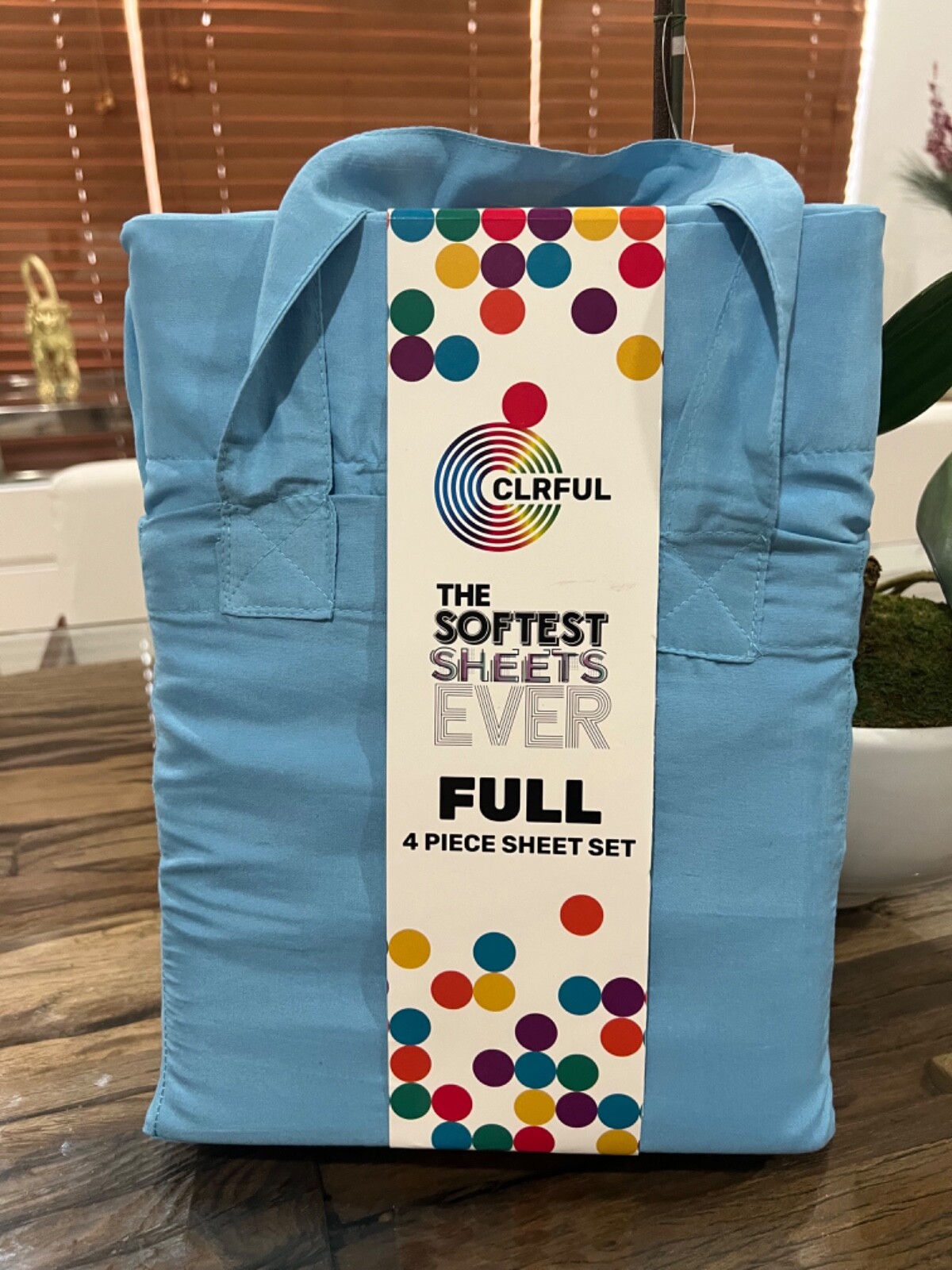CLRFUL 4 Piece Full Sheet Set