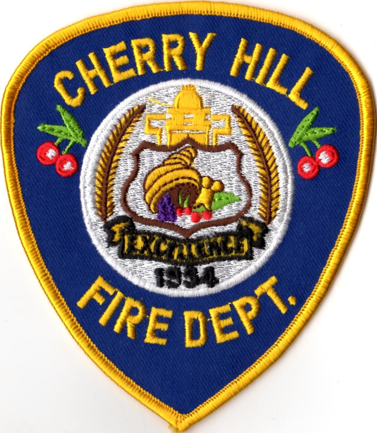 Cherry Hill Fire Department New Jersey Firefighter Patch