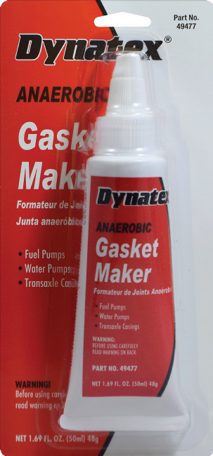 Dynatex 49477 Red Anaerobic Gasket Maker - High Strength 50ml Tube