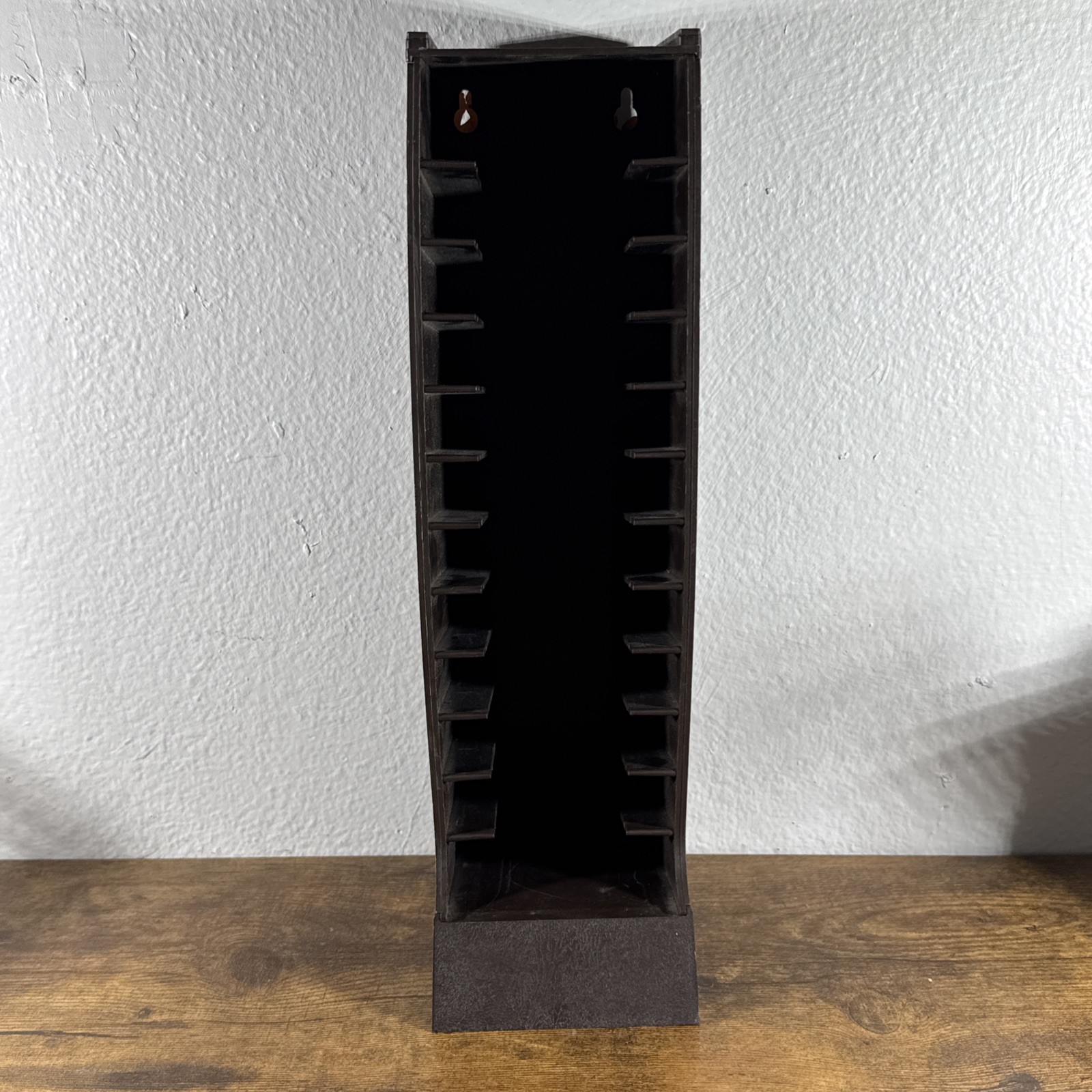 Vintage Atari 2600 12 Slot Cartridge Wall Mount Storage Rack Tower