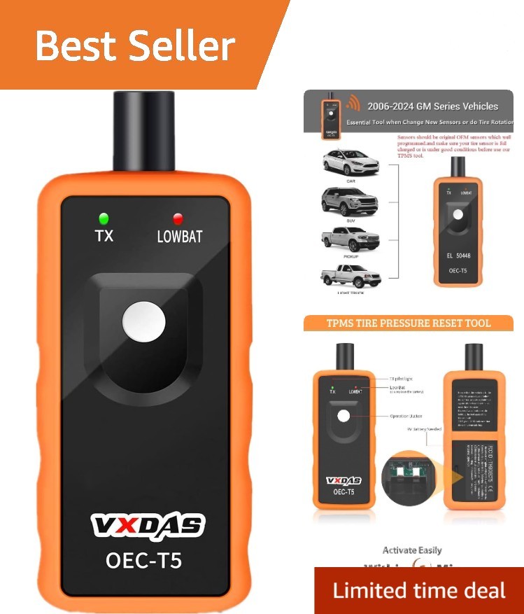 Professional TPMS Relearn Tool for GM Vehicles | 2006-2024 Tire Pressure Reset