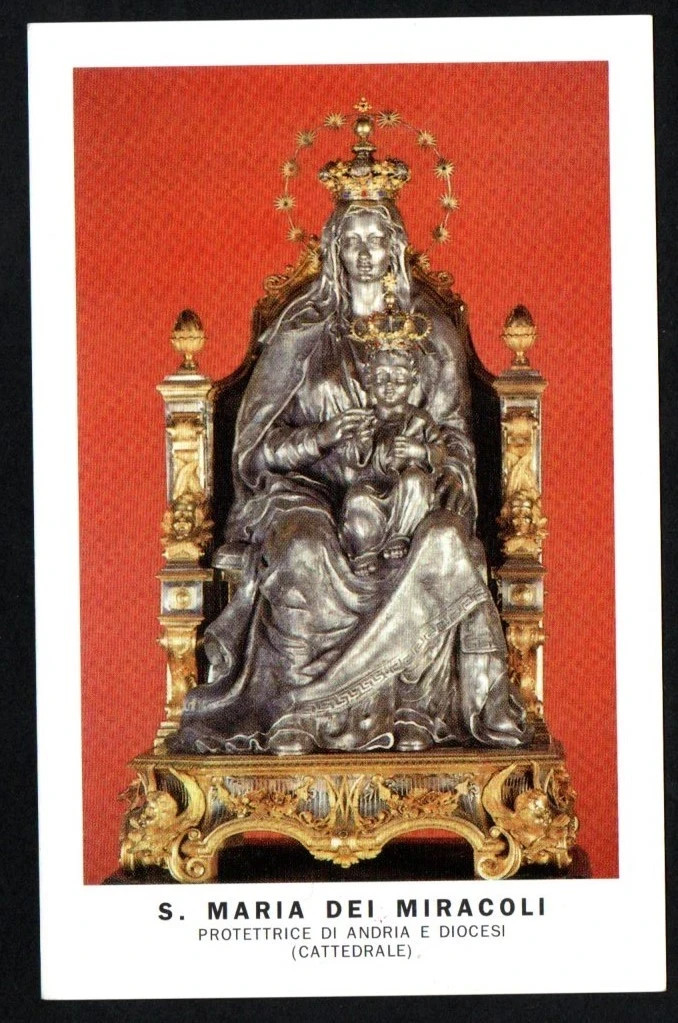 Holy card de la Virgin santino image pieuses estampa
