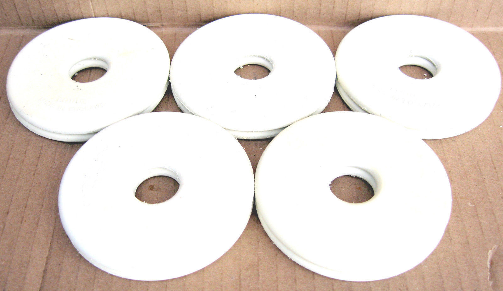 Rubber Bit Guards Rubber Bit Guards Rubber Bit Discs 5 Pairs White