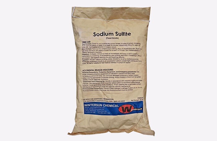 Sodium Sulfite  [Na2SO3] [CAS_ 7757-83-7] Food Grade 97+% White Powder 50 LB Bag