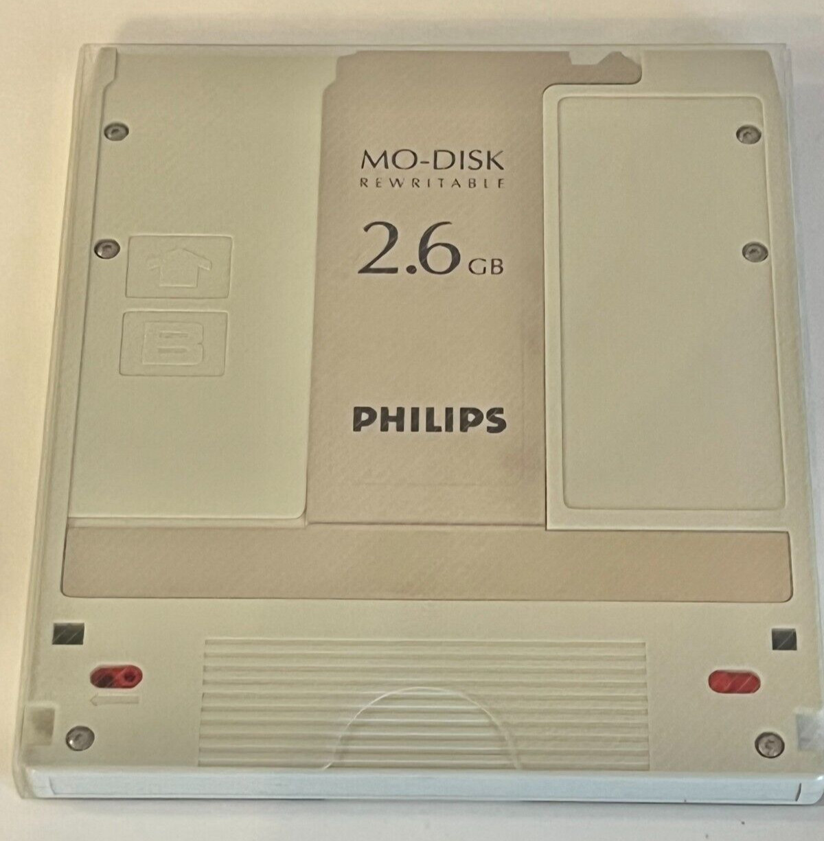 PHILIPS 72PDO 2.6GB Rewritable Magneto Optical Disks 5 pieces