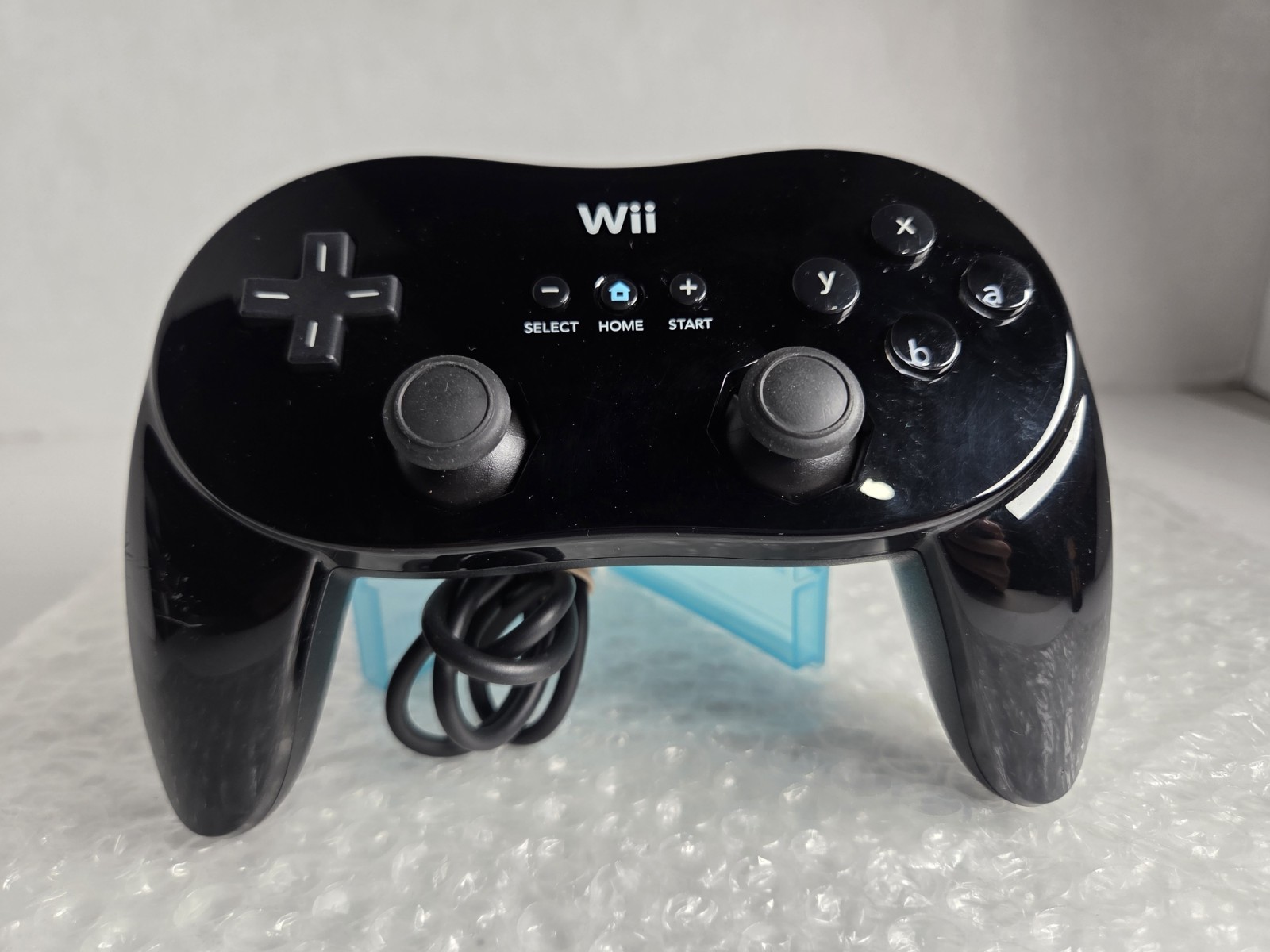 Wii Pro Controller Classic Black Nintendo Wii U RVL-005 OEM Tested Cleaned Acces