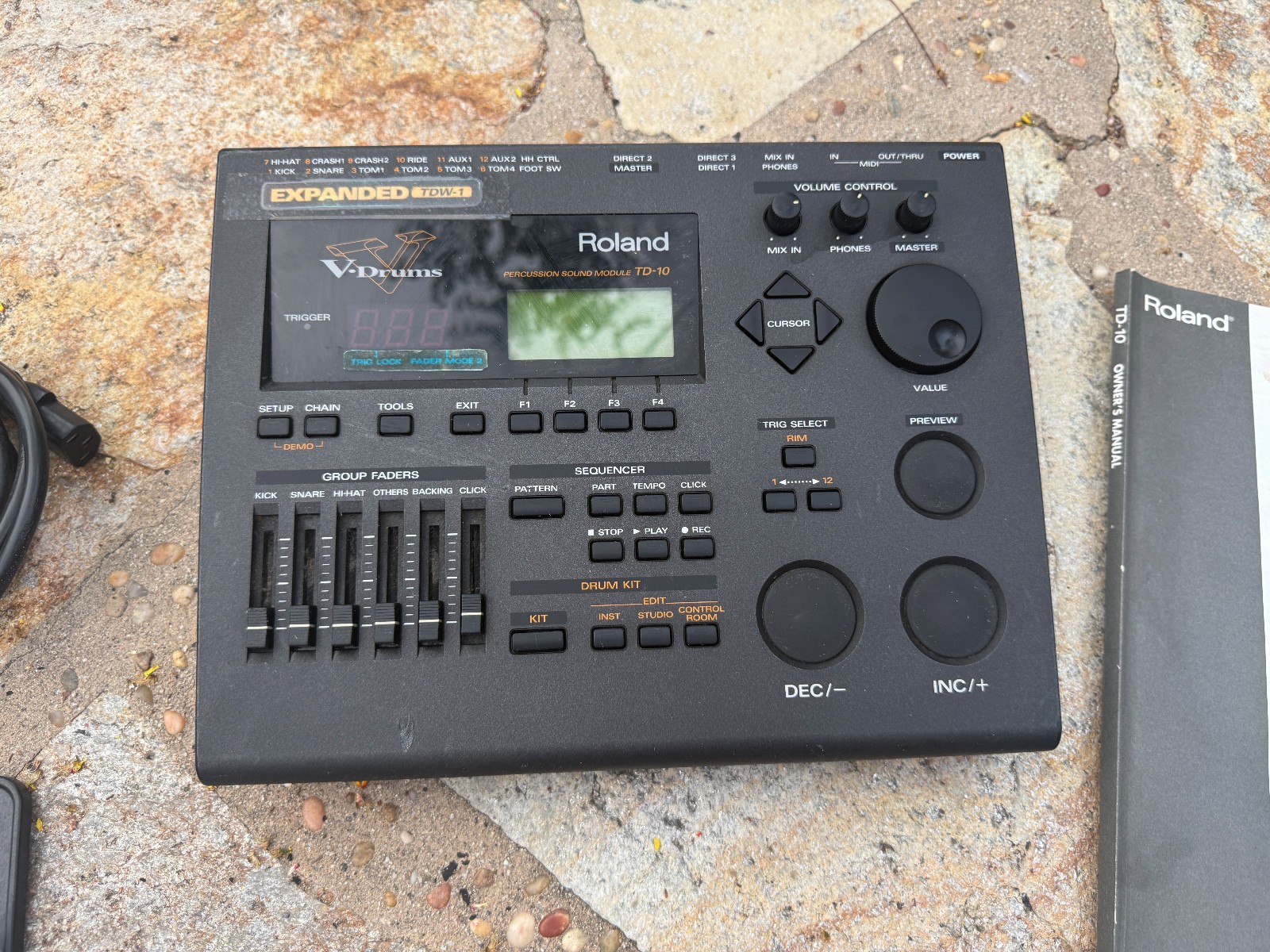 Roland Td-10 EXPANDED VDrum Module Brain td10