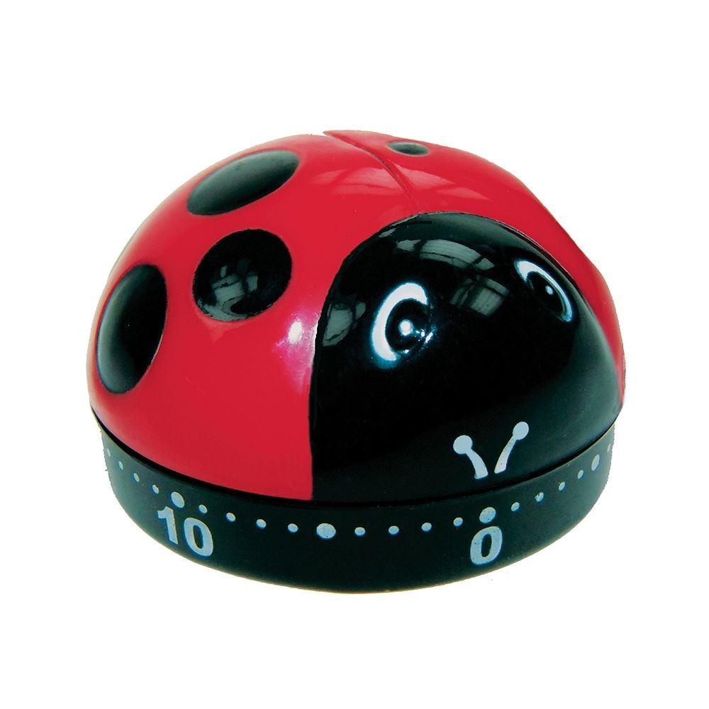 Eddingtonds Ladybird Kitchen Wind Up Timer - 60 min countdown