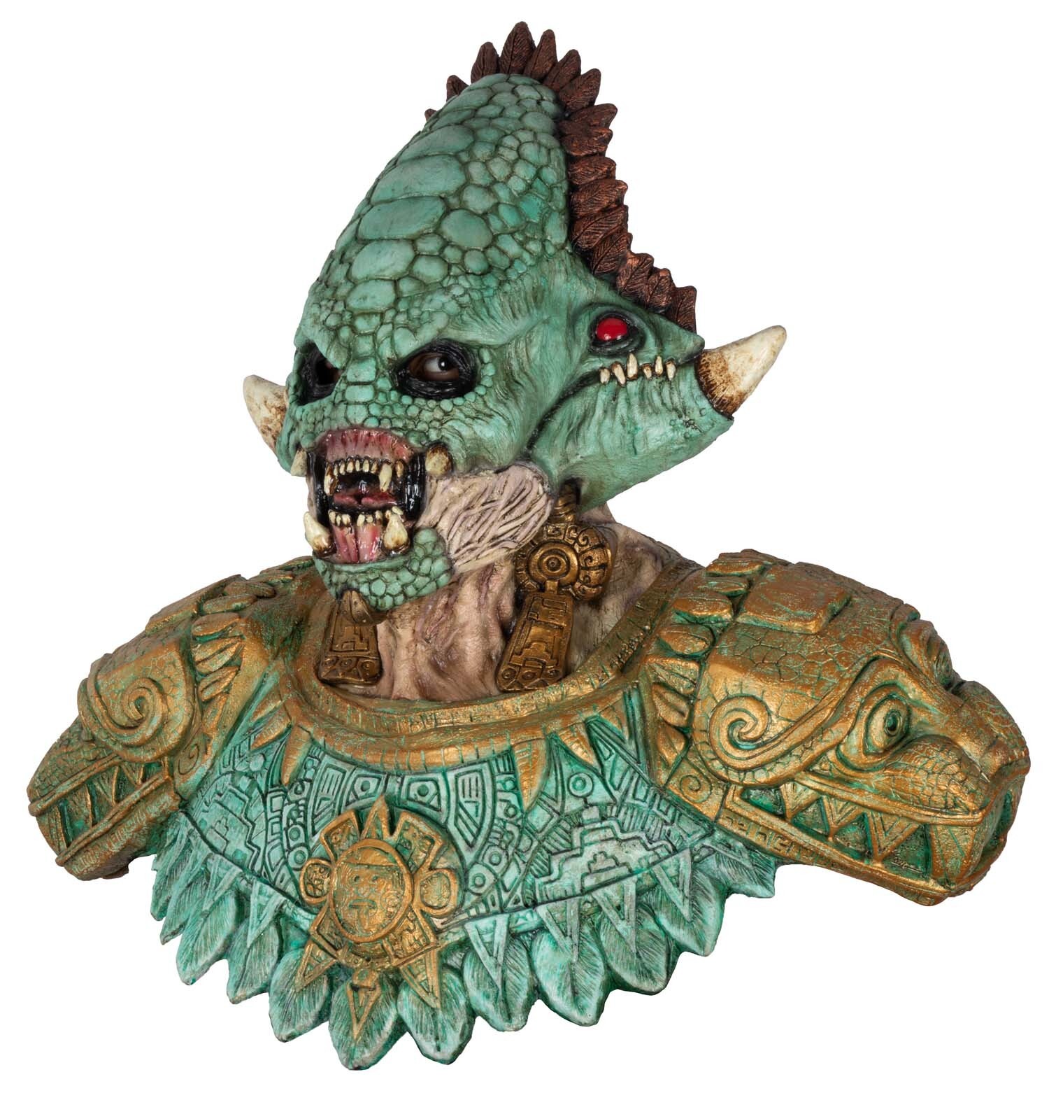 Ghoulish Productions Quetzalcóatl kit Latex Face Mask Horror Halloween Cosplay