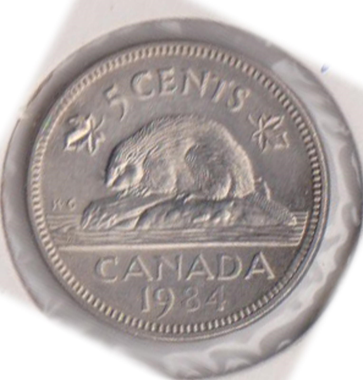 (H205-82) 1984 Canada 5c coin (CG)