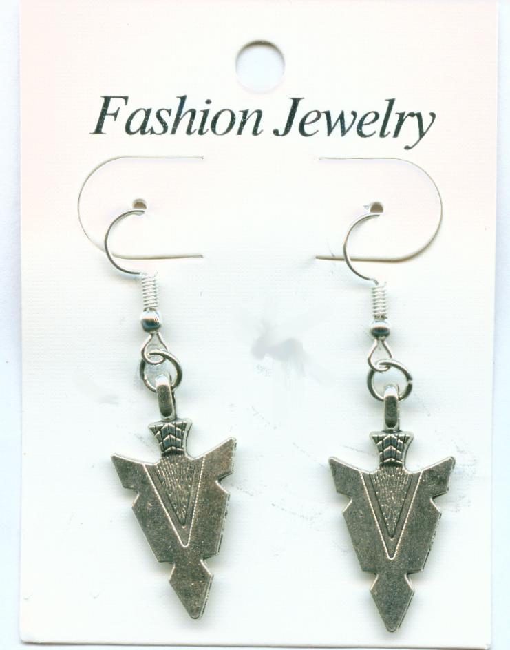 Earrings drop earrings arrowhead bowhunting arrow archery archery