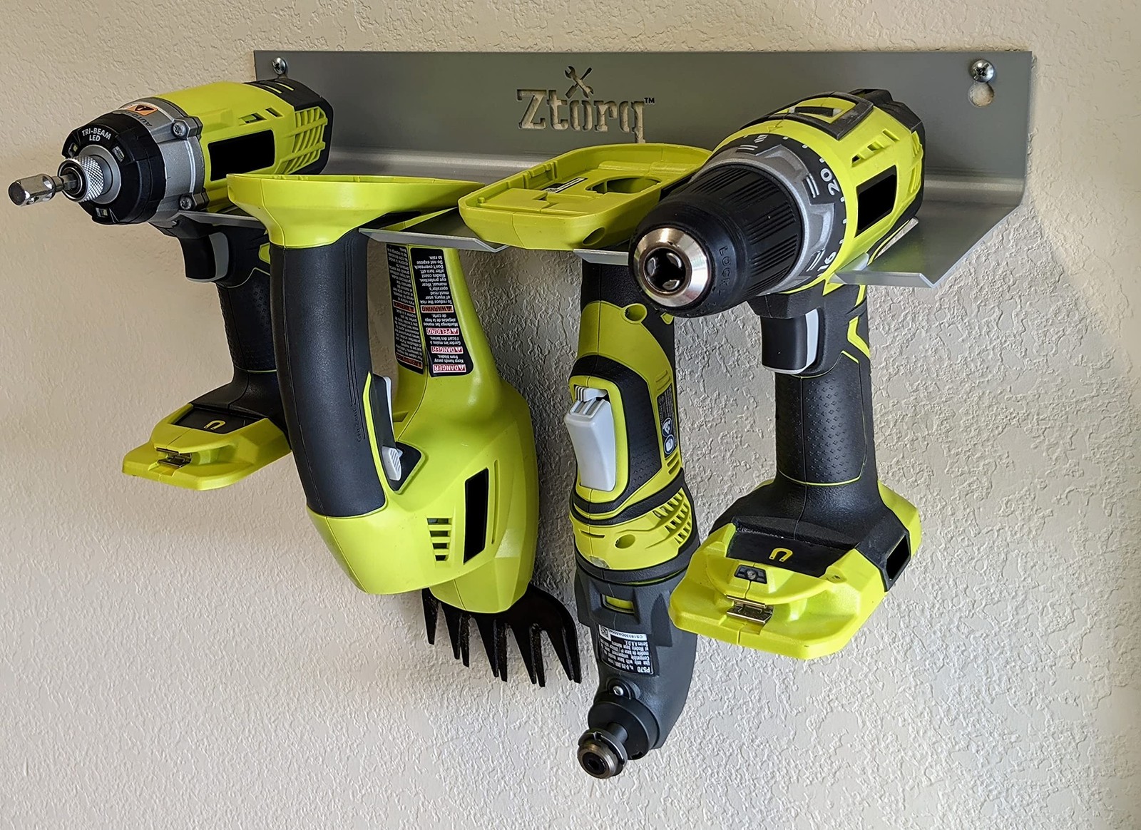 Ztorq Cordless Drill Tool Organizer - Drill Holder Storage Wall Mount Rack to...
