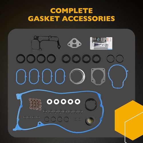 1.7 Engine Cylinder Head Gasket with Timing Belt, Compatible with 2001-2005