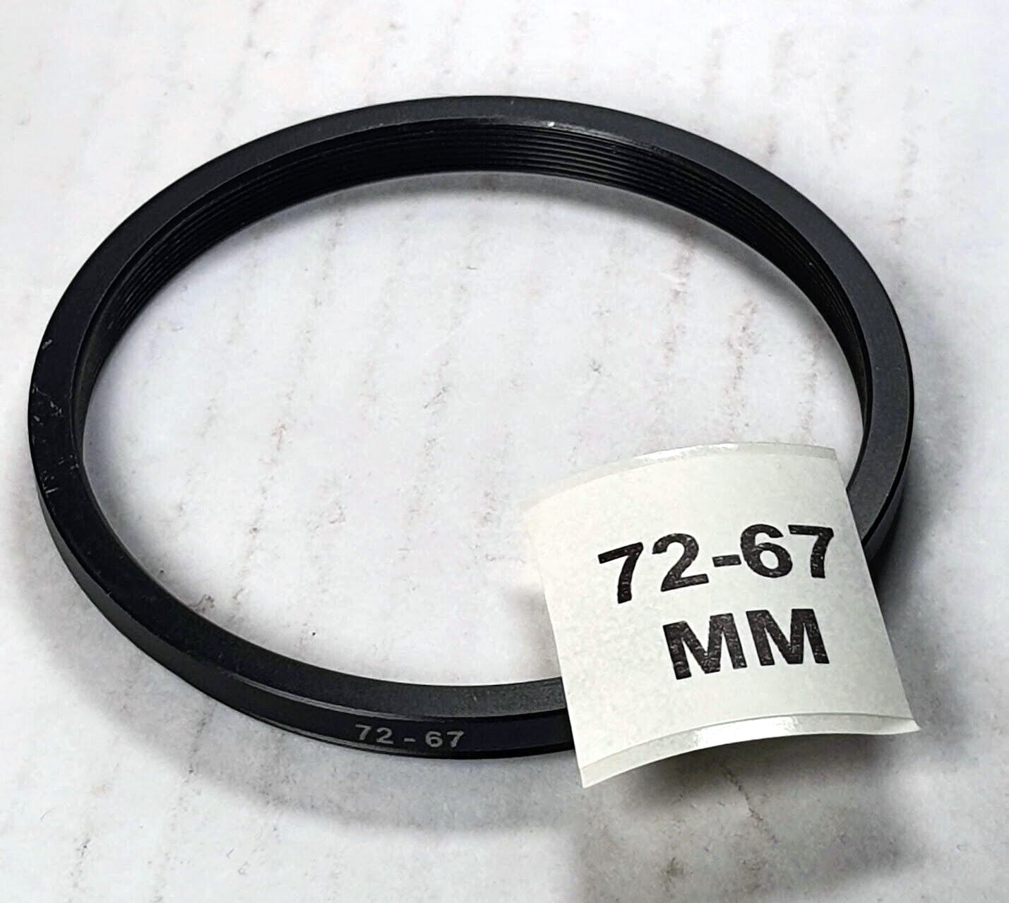 72-67mm Step-Down Lens Filter Converter Adapter Ring 72mm-67mm Metal E72 to E67