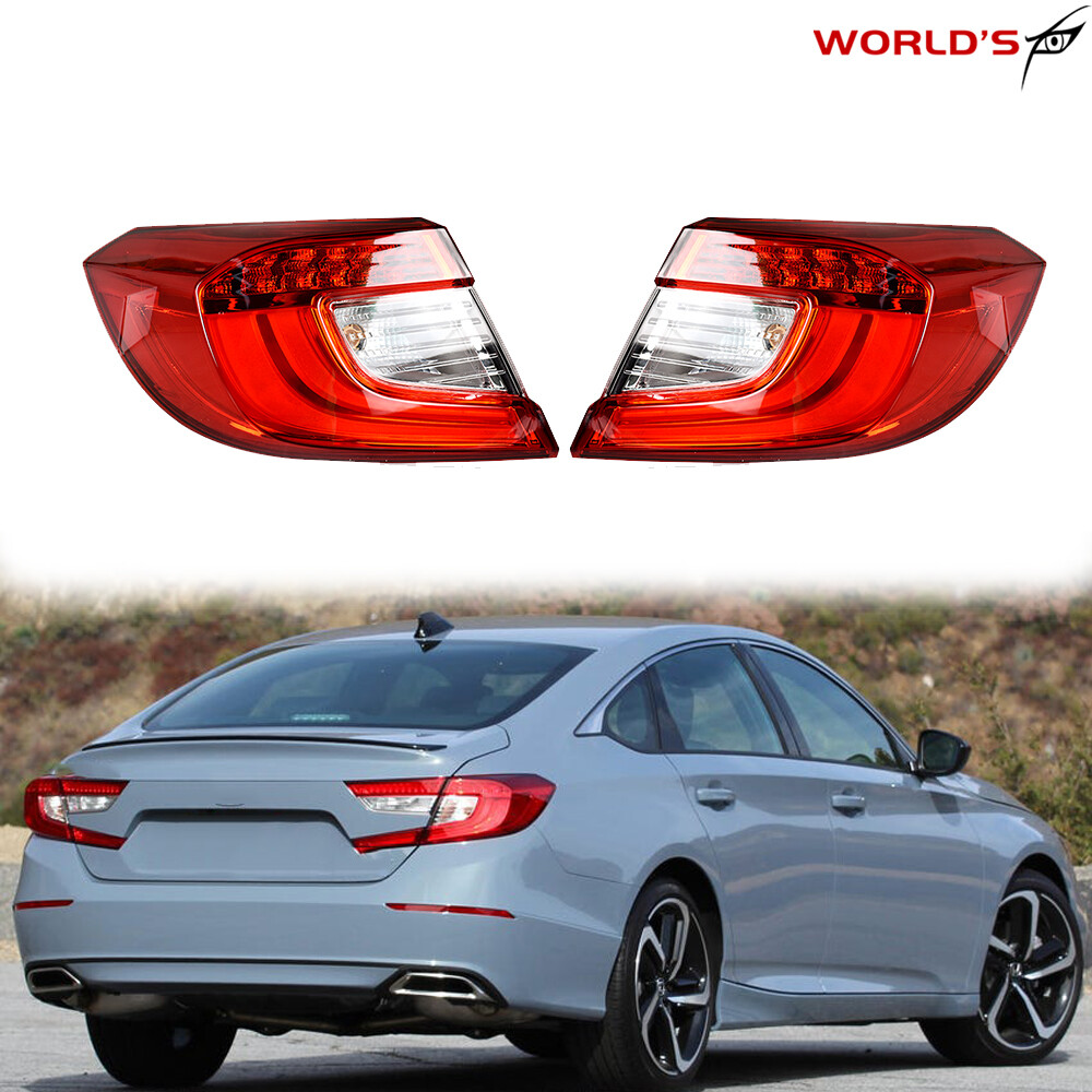 Tail Light Assembly For 2018-2021 Honda Accord Pair Set Right+Left Rear Side LED