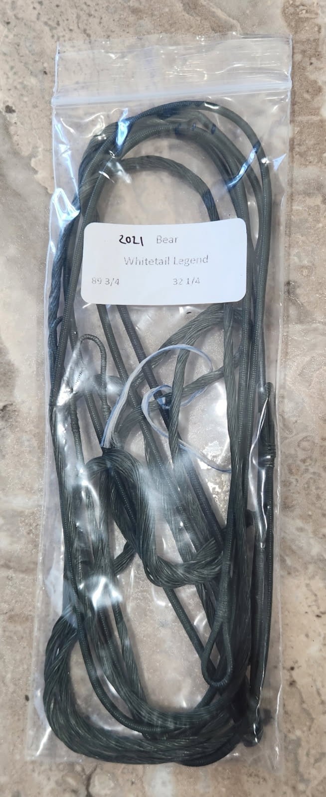 New Bear 2021 Whitetail Legend FirstString String and Cable Set Dark Green