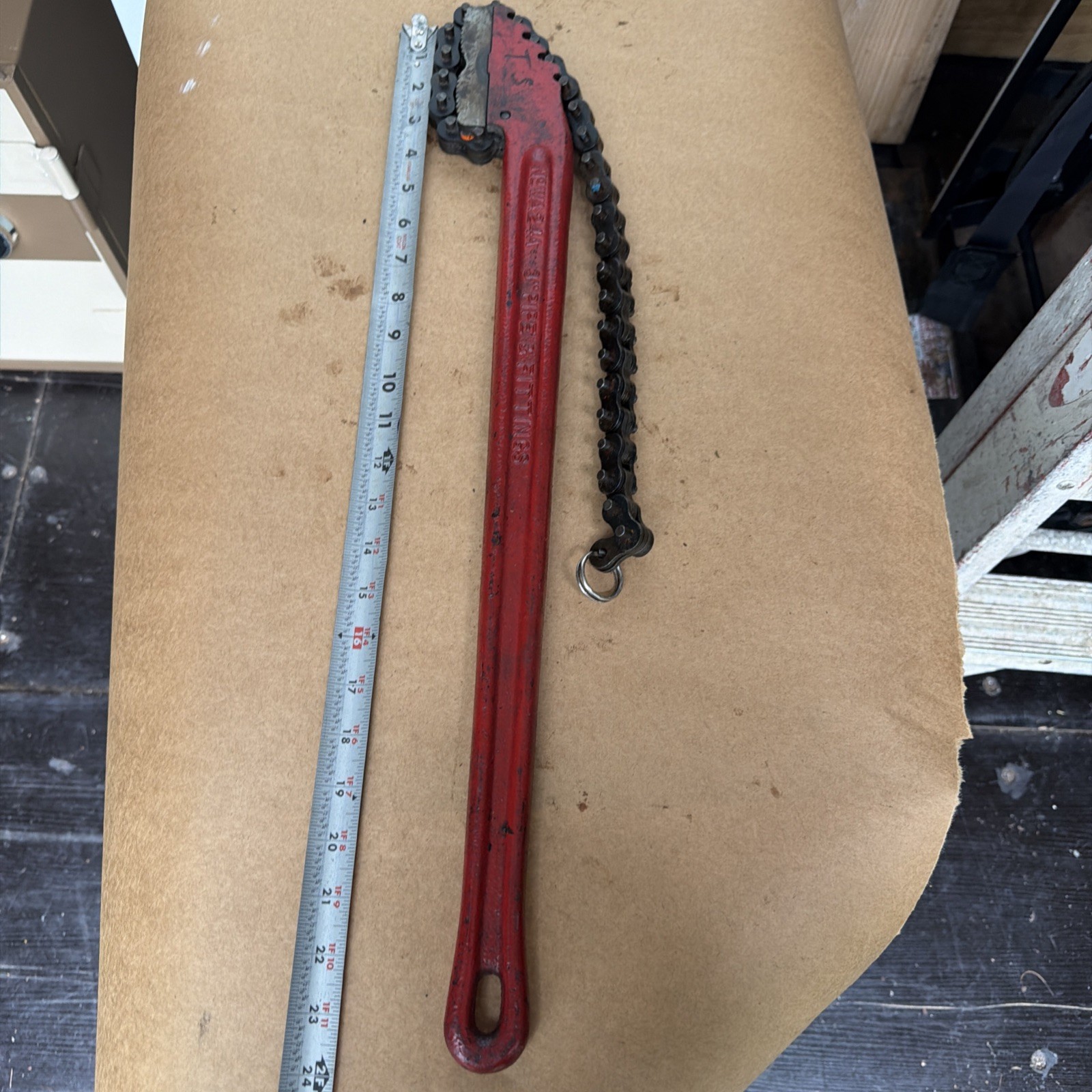 Reed Tool WA24 Heavy Duty Chain Pipe Wrench 24'' USA