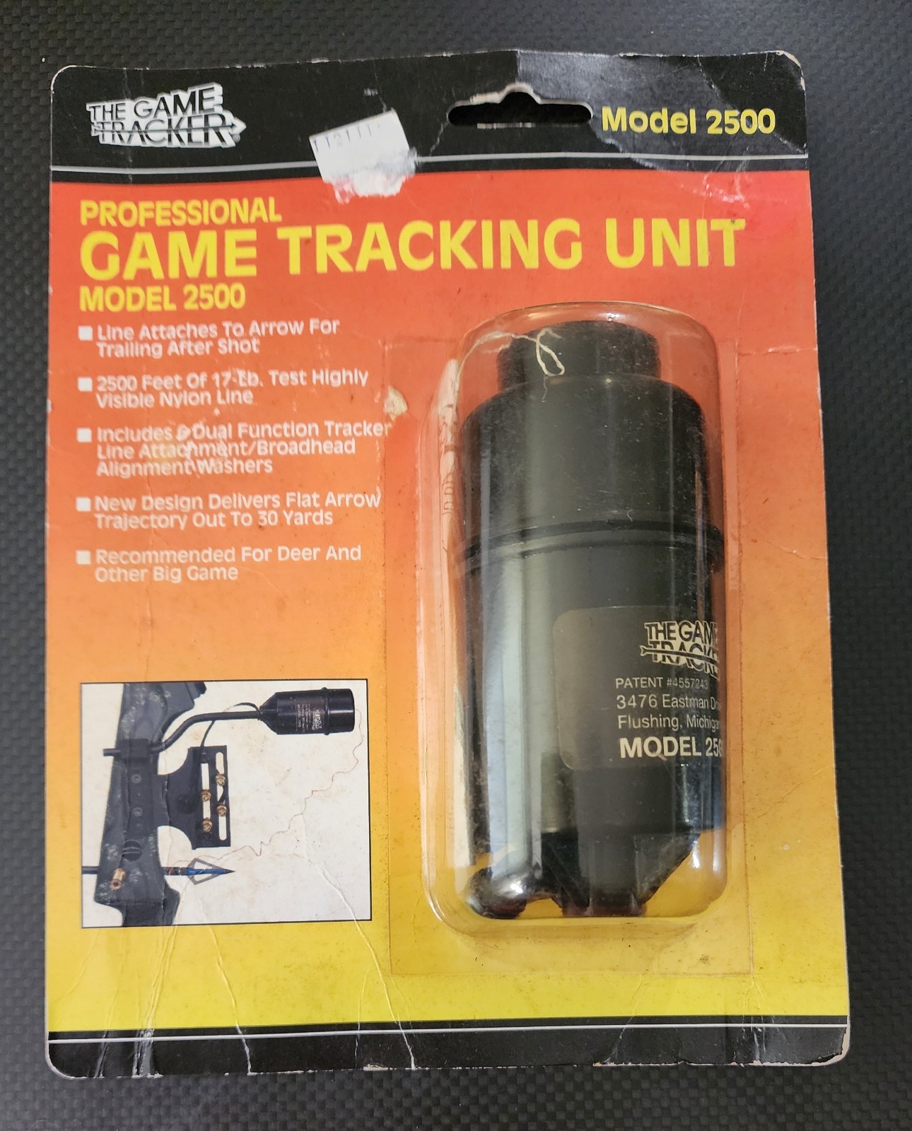 NOS The Game Tracker 2500 String Game Tracking Unit Bracket Replacement Spool