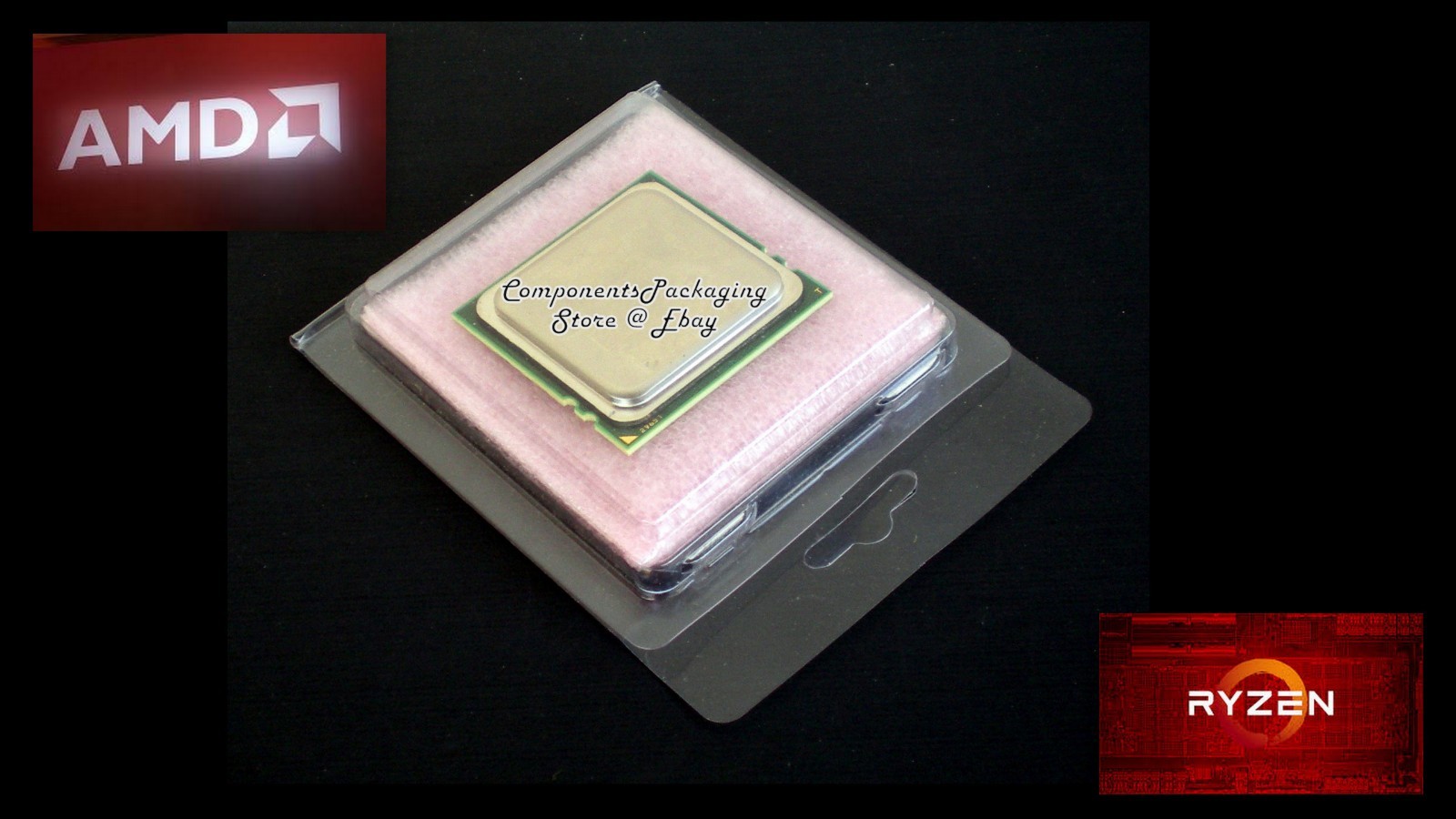 20 AMD Ryzen Processor CPU Clamshell Case for Socket AM4 with Anti Static Foam
