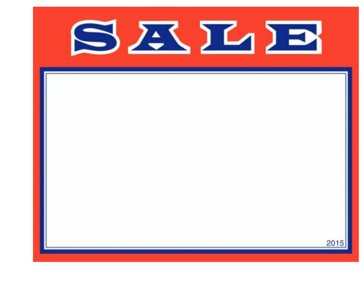 100 - 3.5" x 5.5" Sale price cards for Retail Stores Signage Very Nice Signs