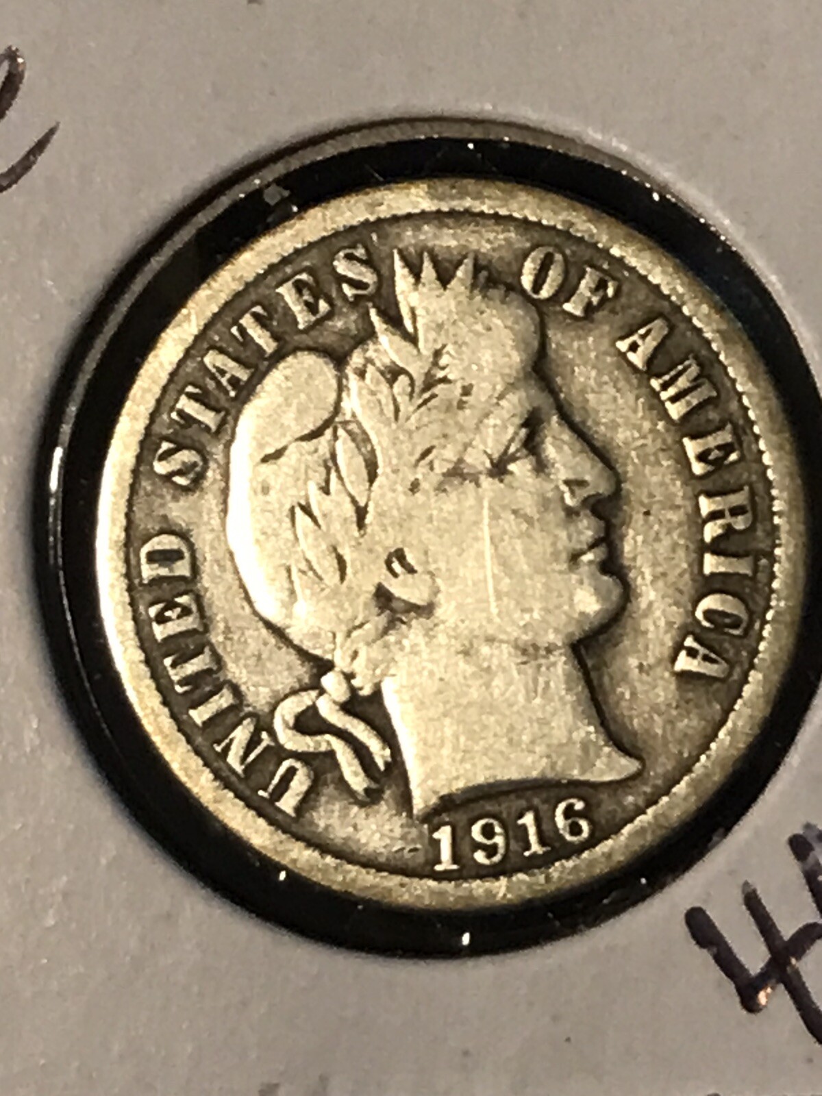 1916 Barber Dime