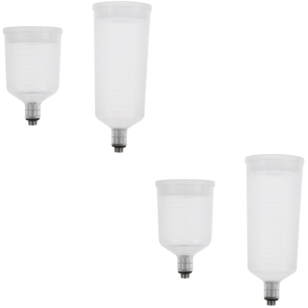 2 PCS Refillable Airbrush Cup Pot Replaceable Paint Cups Bottles Jar