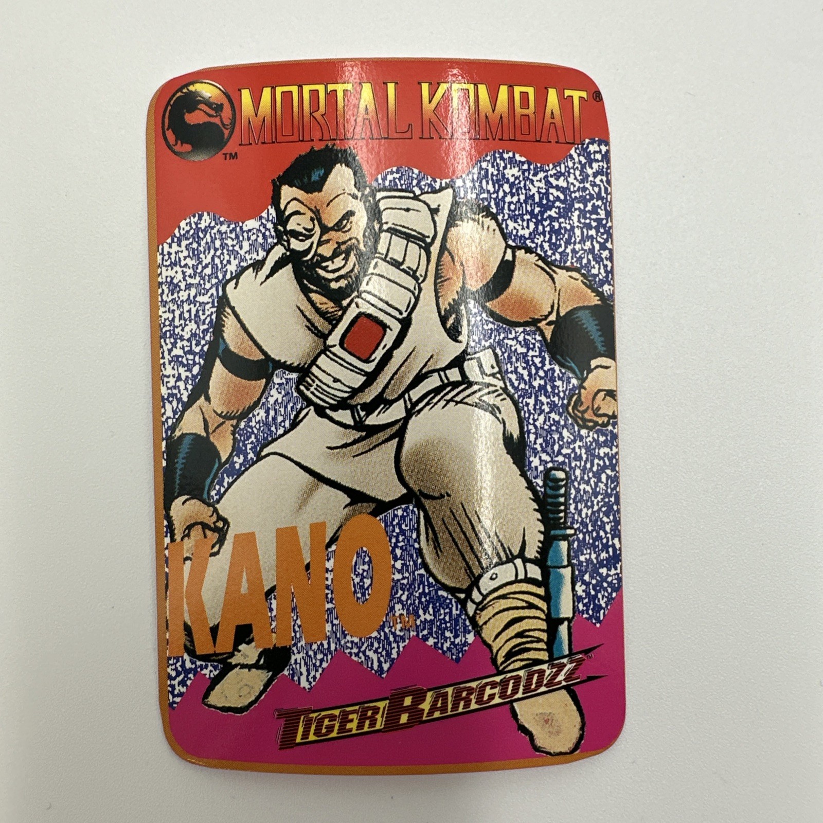 Mortal Kombat Tiger Barcodzz Card Lot Of 20 Sub Zero Scorpion Rayden Free Ship