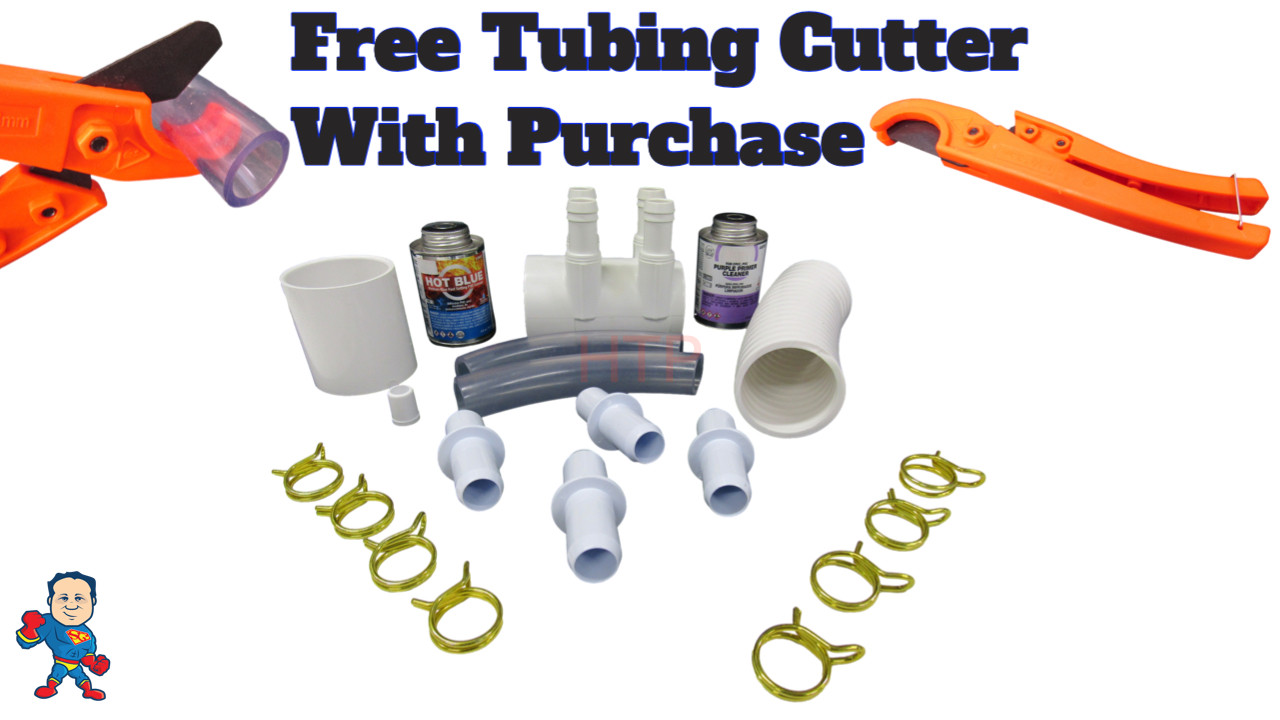 Water Manifold Hot Tub Spa Part 2"slp x (4)3/4" Dead End Glue Kit How To Videos