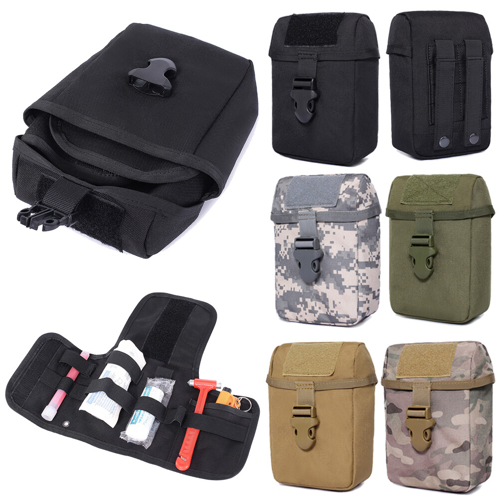 Tactical First Aid Bag Molle EMT Pouch Military Utility Pouches Hiking Belt Bags