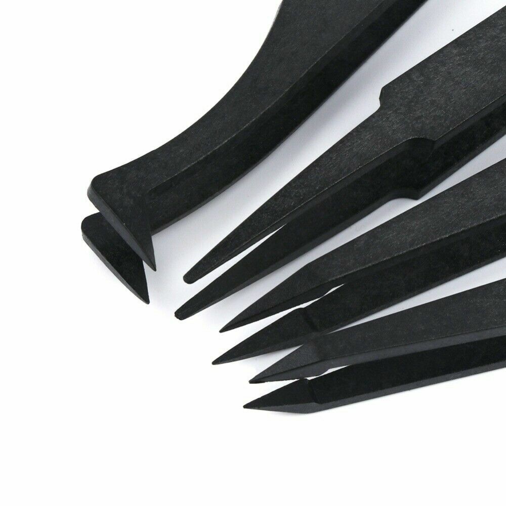Antistatic Plastic Tweezers Set Heat Resistant Tweezer for Earmold Lab for IEM