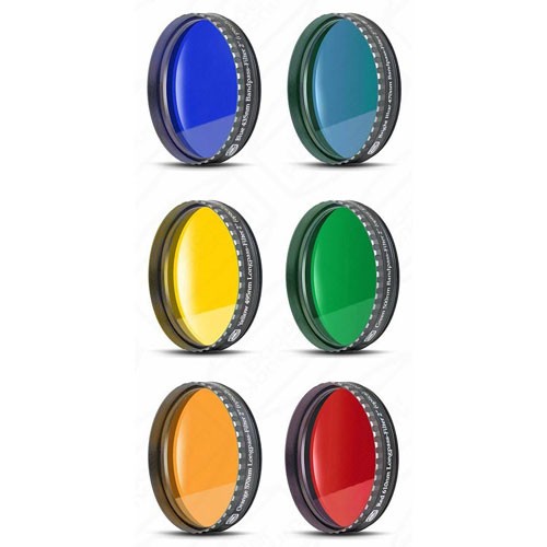 Baader Premium Eyepiece Filter: Set of 6 Color Filters - 2" # FCFS-2 2458310
