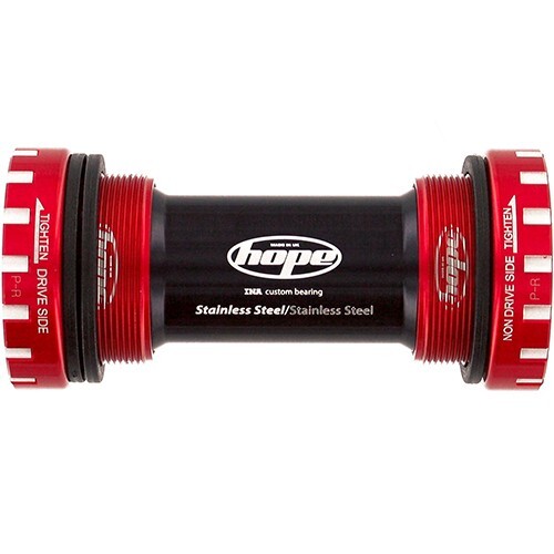 Hope MTB BSA English Threaded 24mm Bottom Bracket 68/73mm Red - Brand New