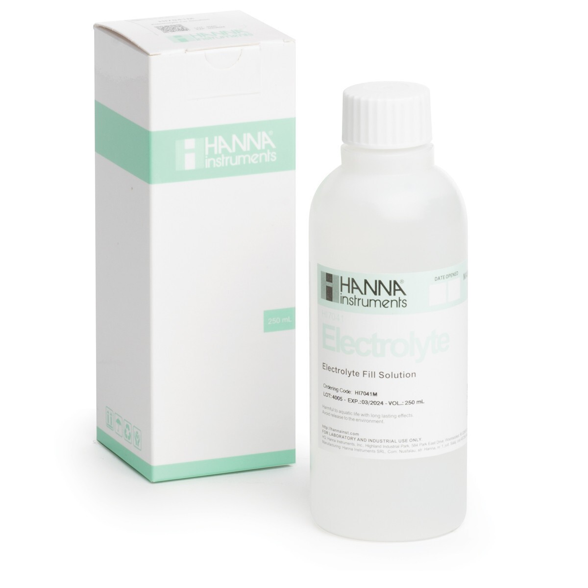 Hanna Instruments Dissolved Oxygen probe electrolyte solution (230mL) bottle