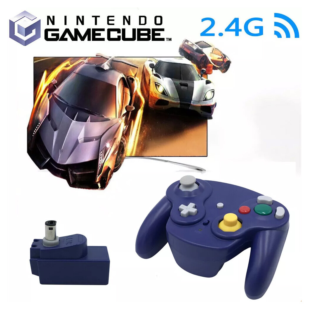 2Pack Wireless Game Controller Adapter For Nintendo Gamecube Retro GC NGC