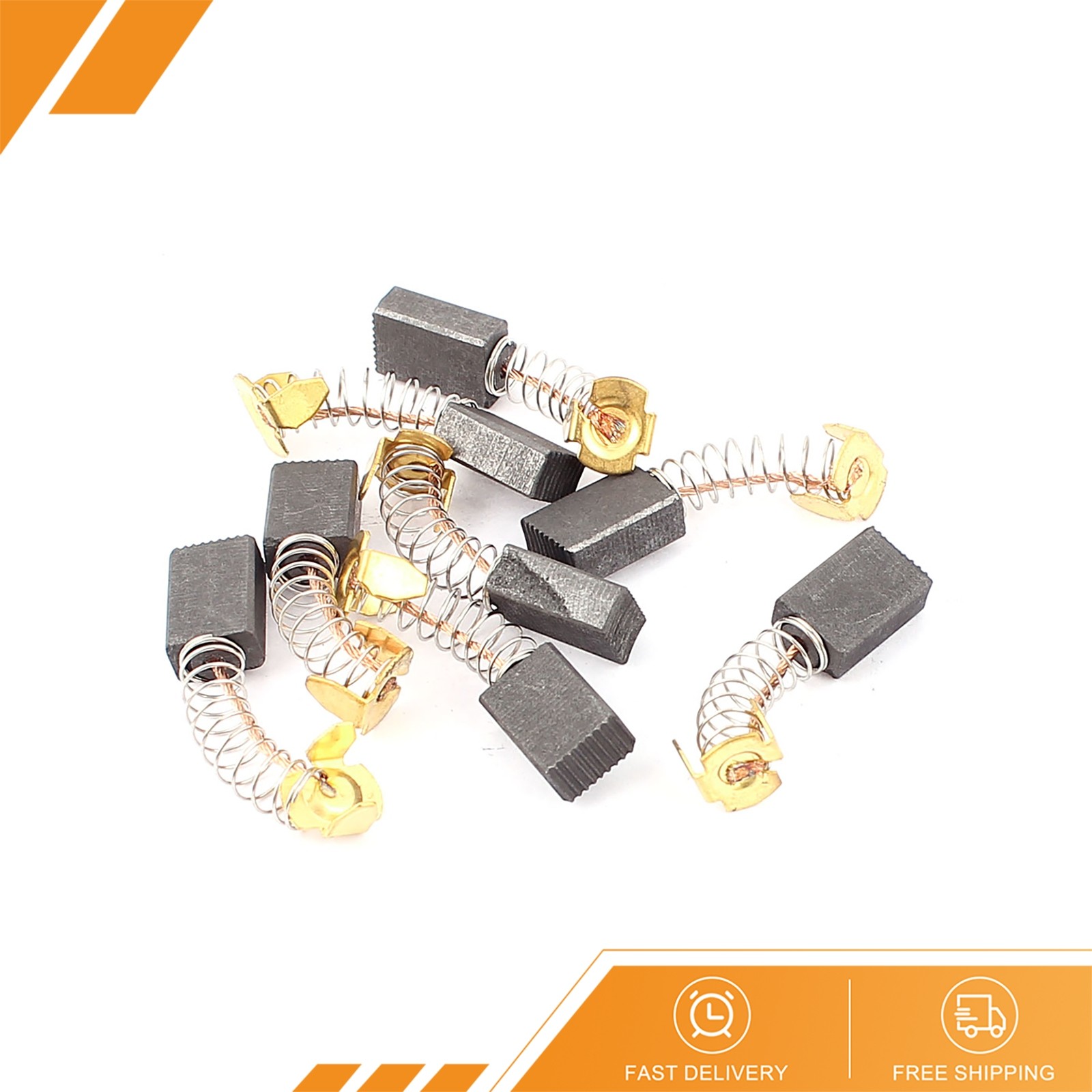 4 Pairs Angle Grinder Motor Carbon Brushes Replacement Part Power Tool