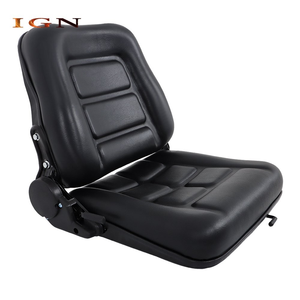 Universal Tractor Forklift Seat Waterproof Adjustable Fold Down Forklift Seat