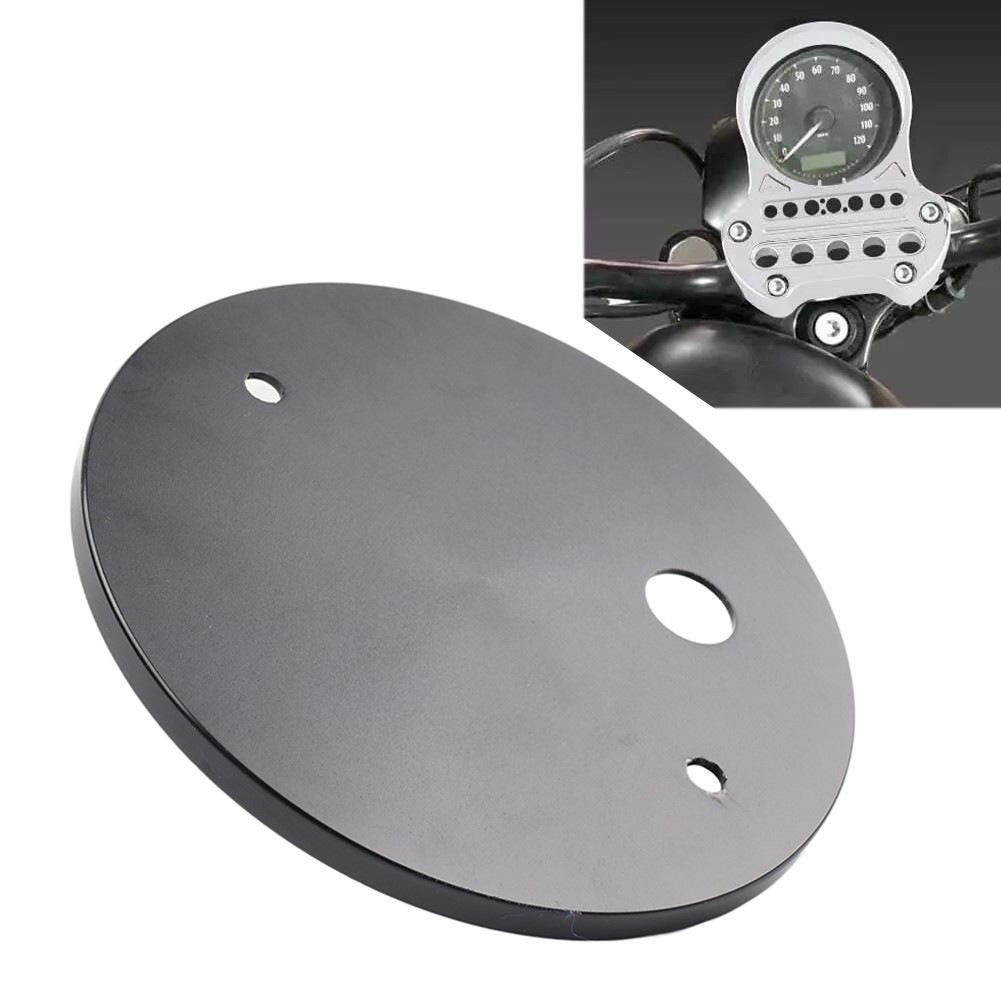 Speedometer Relocation Instrument Base For Harley Sportster XL1200 XL883 Black