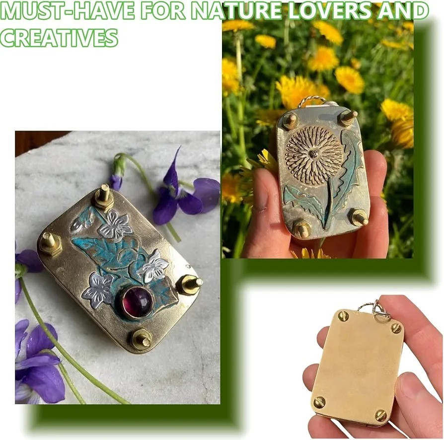 Handmade Flower Embossing Press Kit | Botanical Flower Press | DIY Flower...