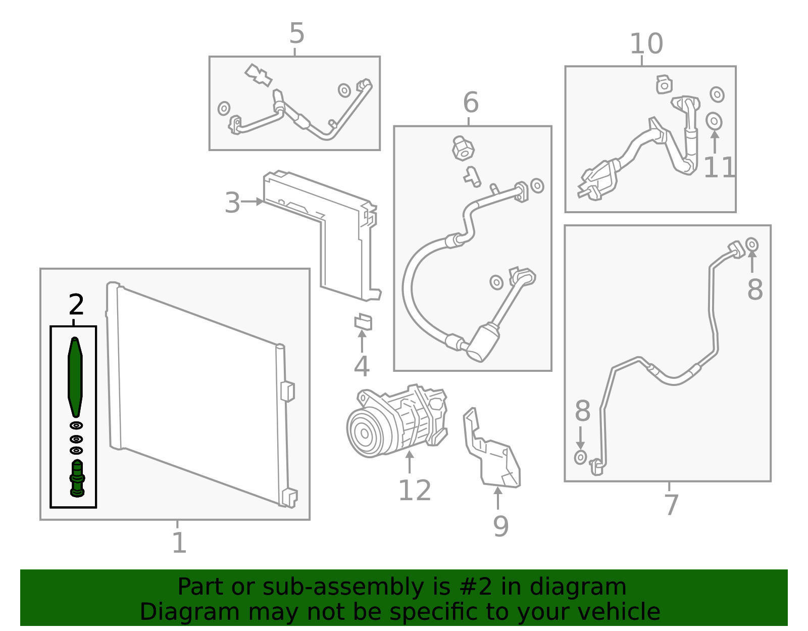 Genuine GM Drier Dessicant Bag 42858352