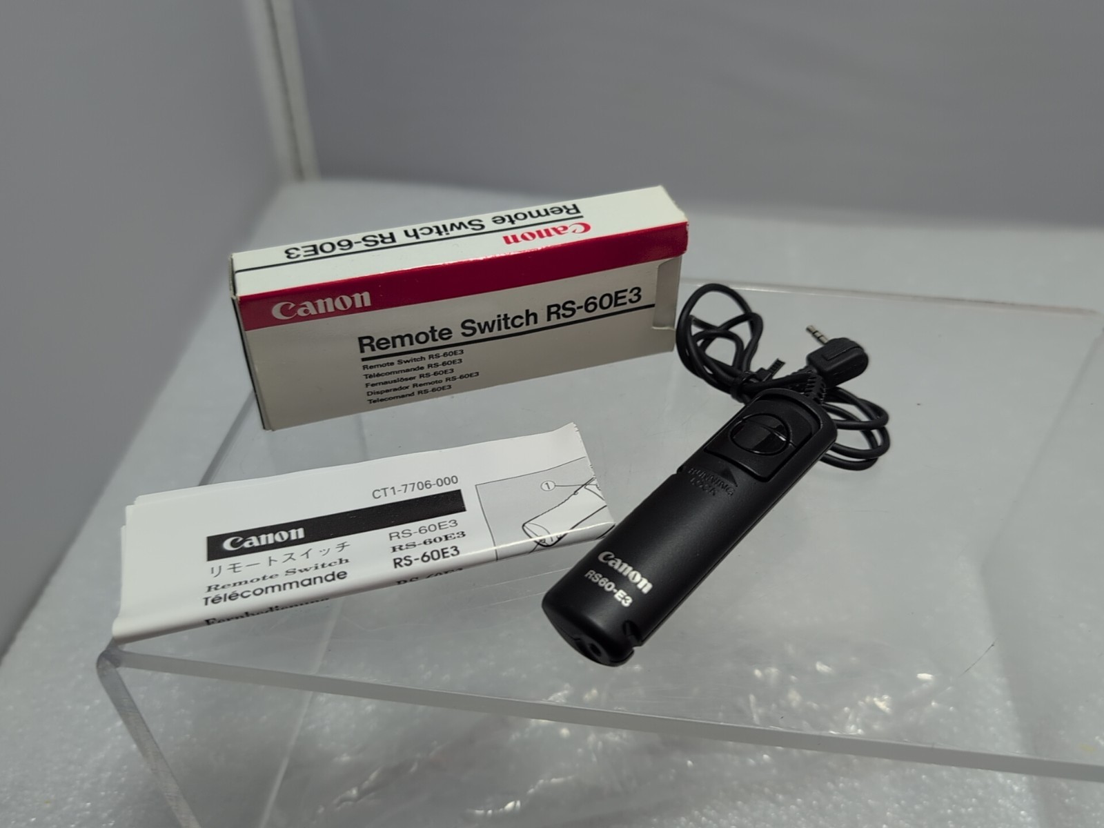 OEM Canon RS60-E3 Remote Shutter Release Switch for EOS SLR DSLR Cameras