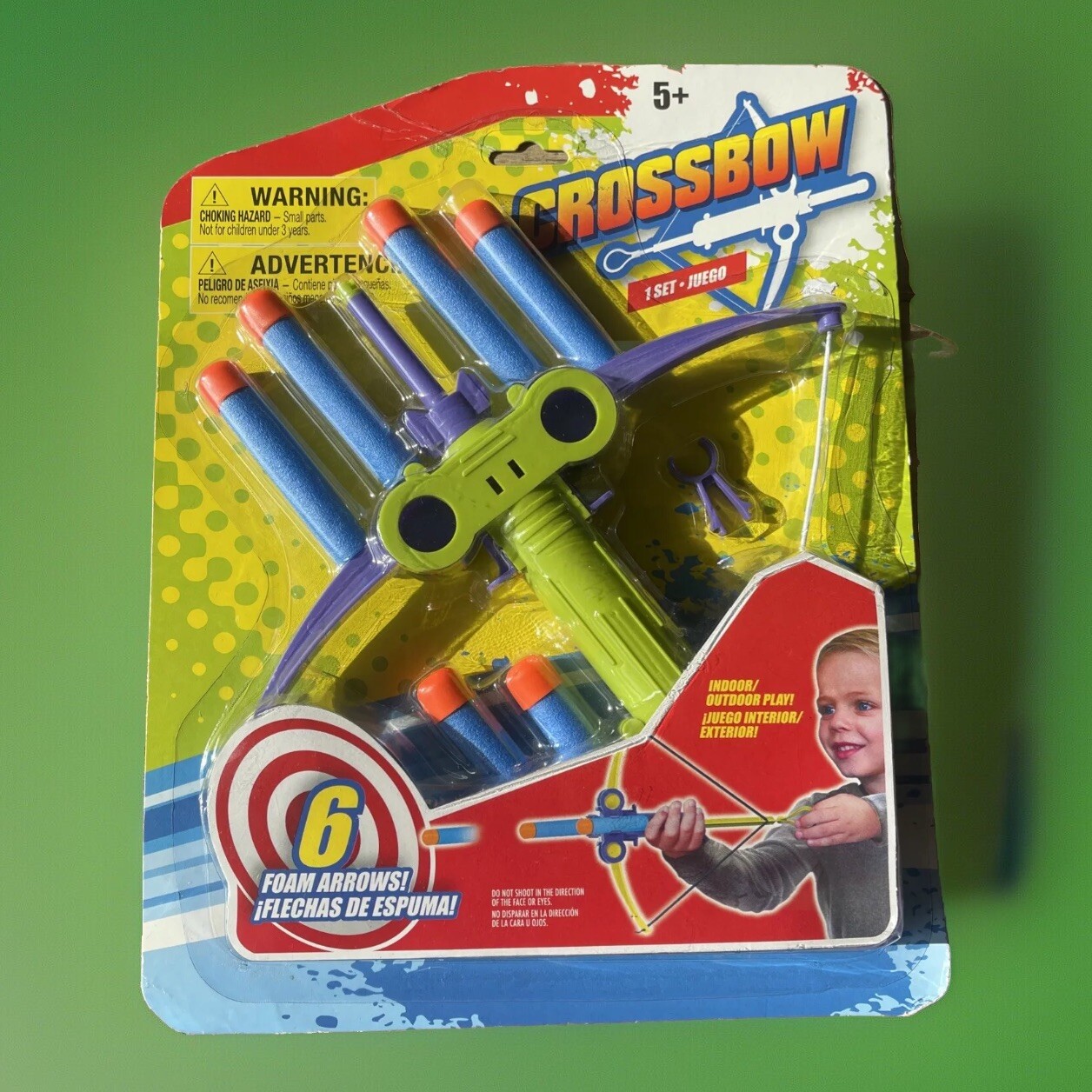 NEW Crossbow Foam Arrows Toy With 6 Arrows
