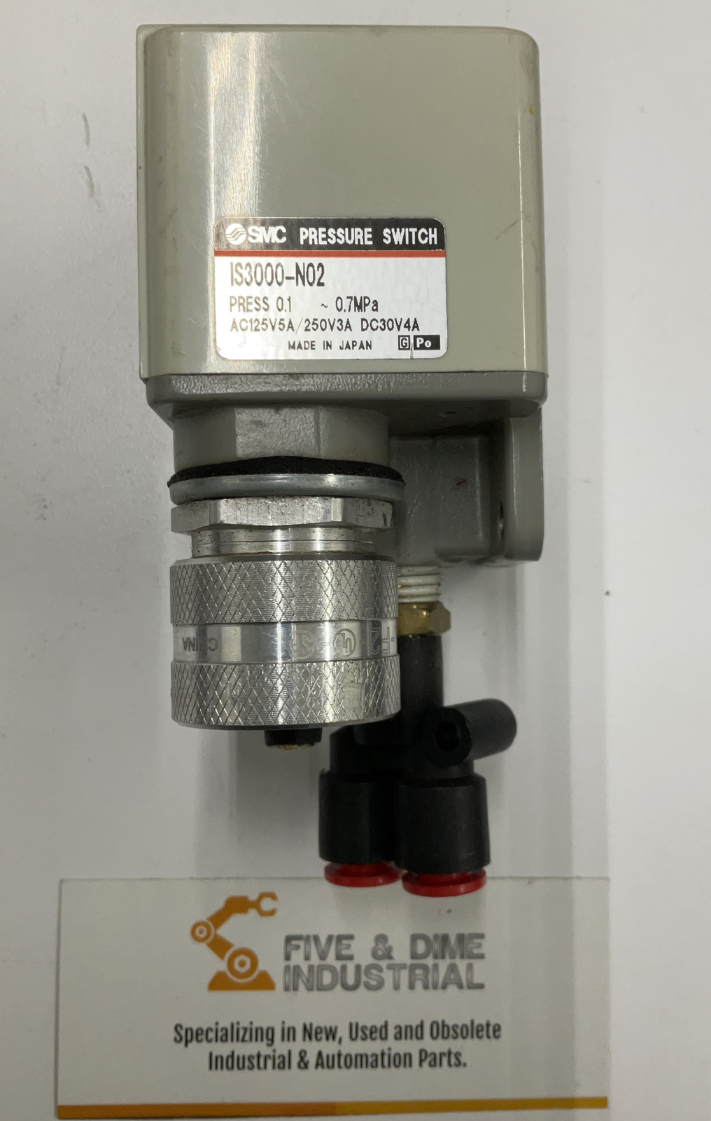 SMC IS3000-N02 Pneumatic Pressure Switch