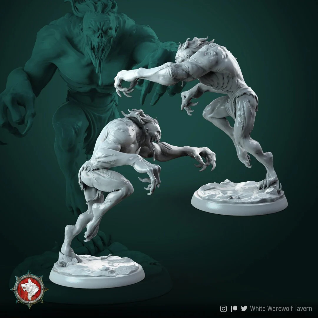 Ghouls - Resin Tabletop Miniature