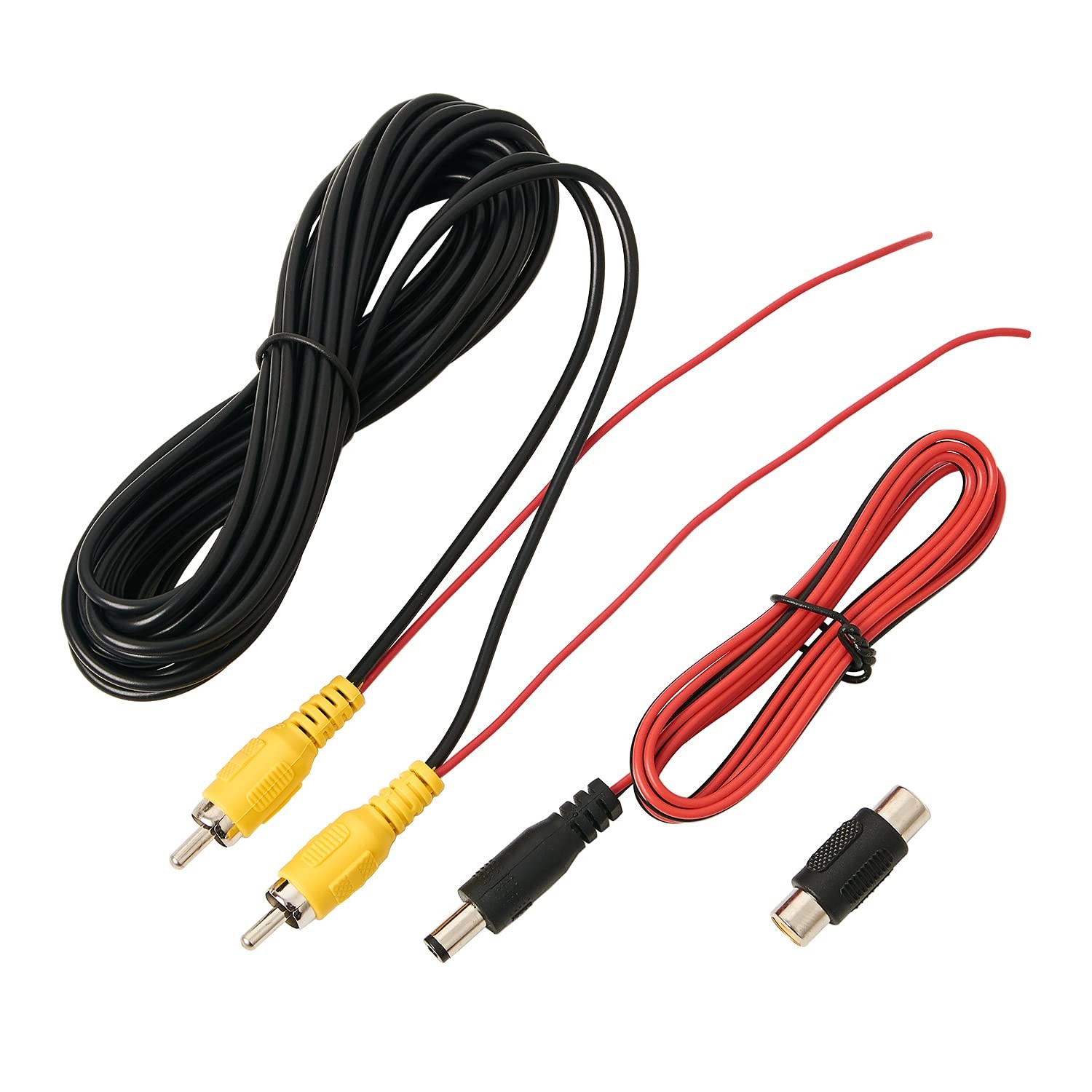 QDiShi Backup Camera RCA Video Cable, Car Reverse Rear View 19.69 ft, Yellow