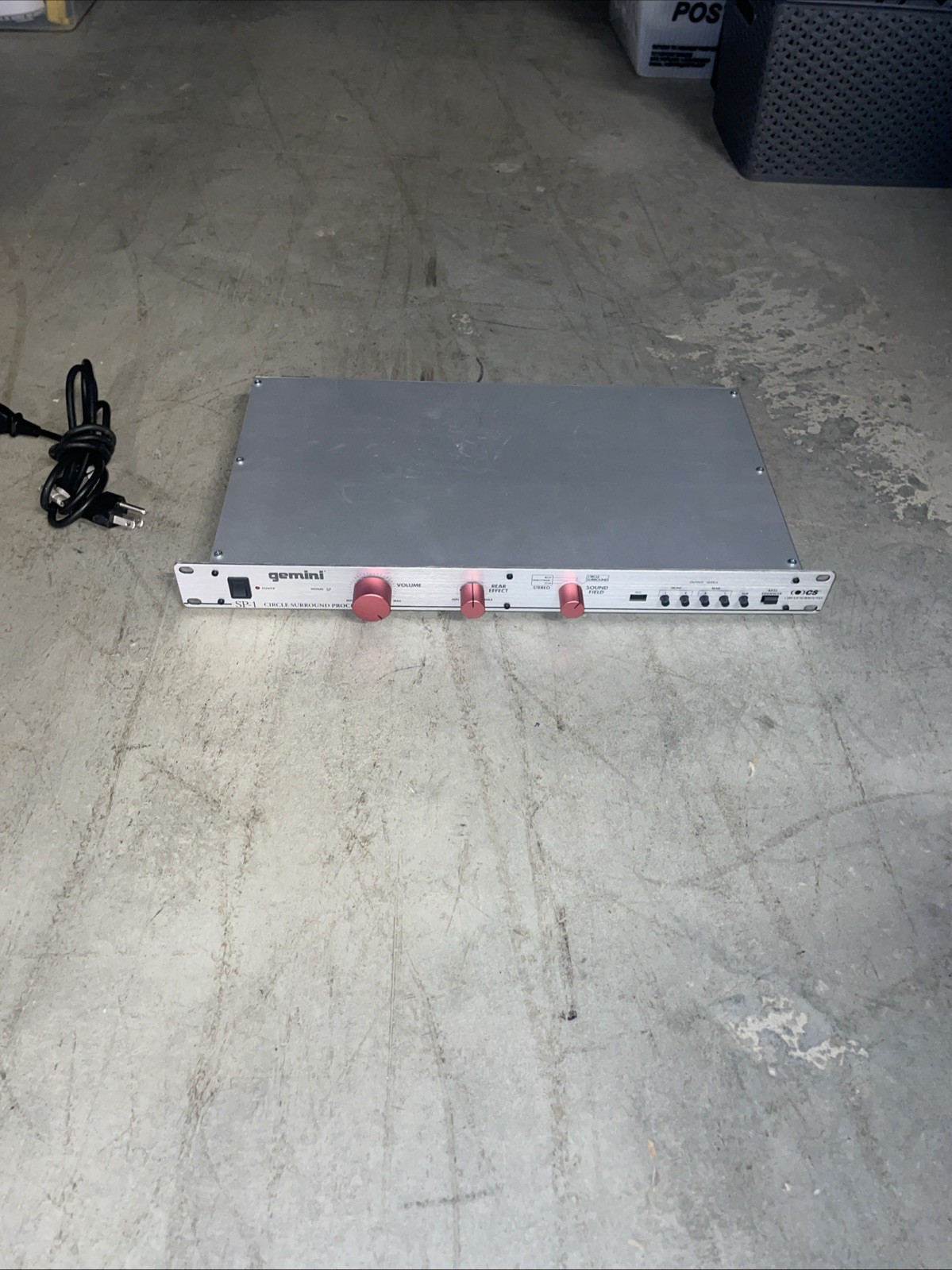 Gemini SP-1 Circle Surround System Processor Tested Working With Power Cord