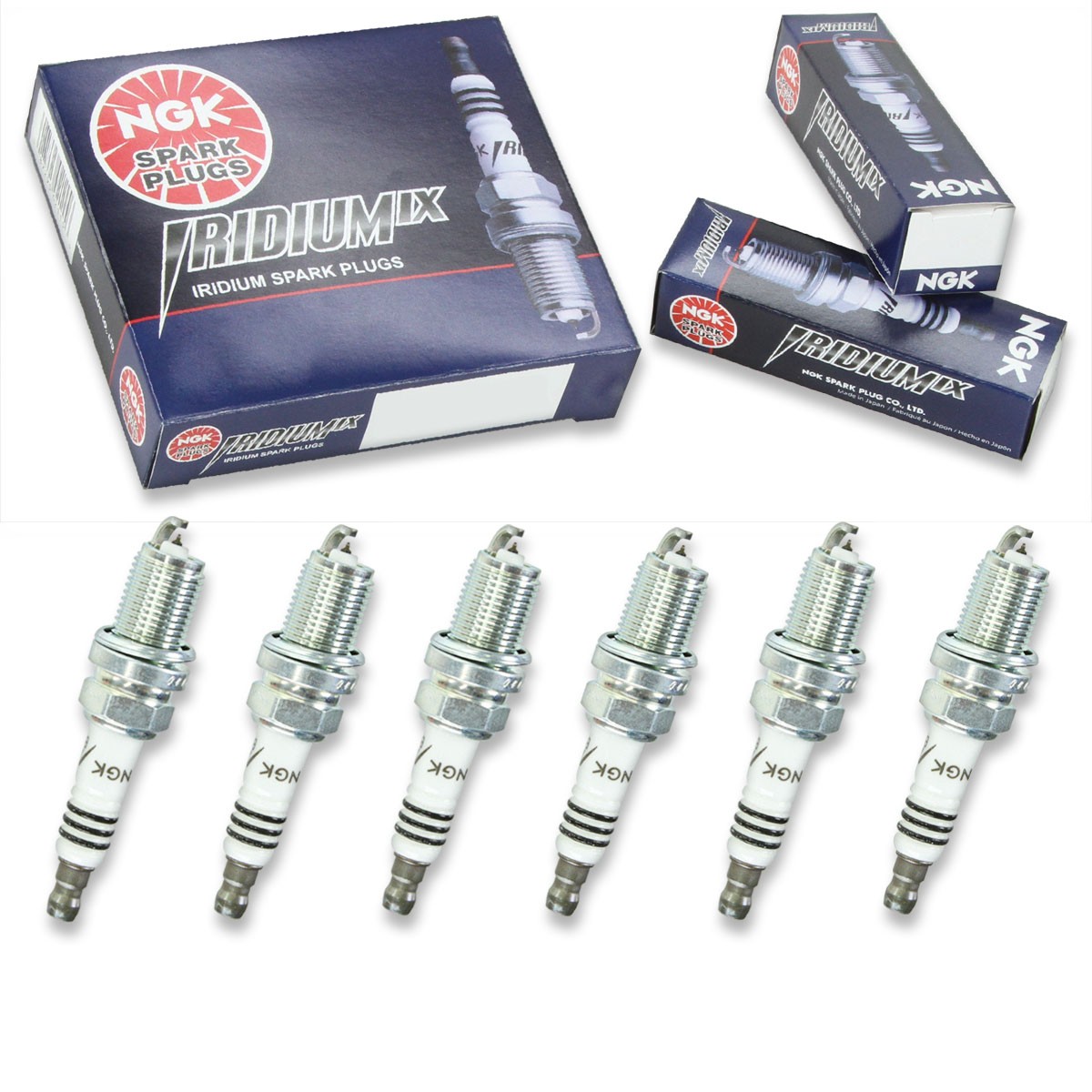 6pcs NGK 5464 Iridium IX BKR5EIX-11 ATV Spark Plug Tune Up Kit Set xe
