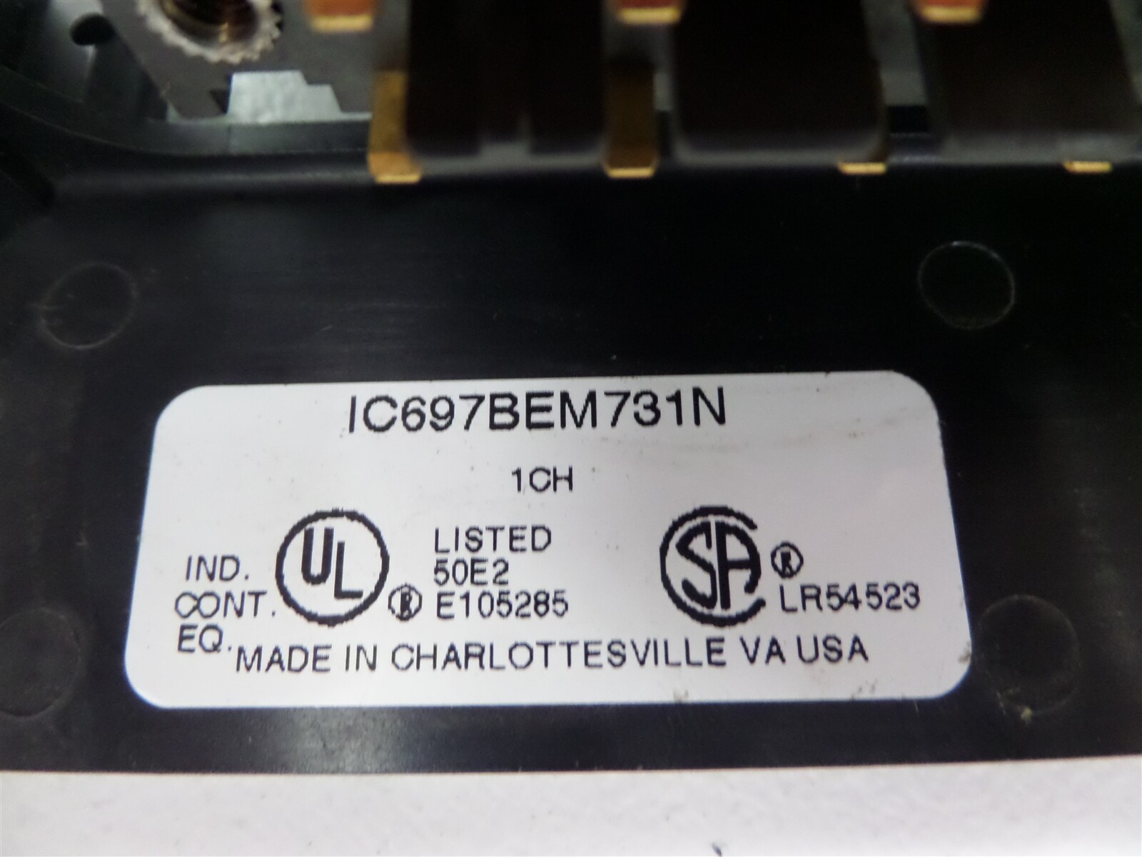 GE Fanuc IC697BEM731N 1 Channel Genius Bus Controller