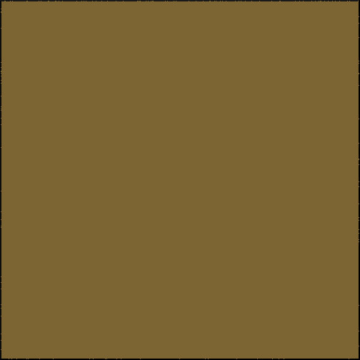 1" Square Self Adhesive Target Pasters, 1 Box of 1000 Brown