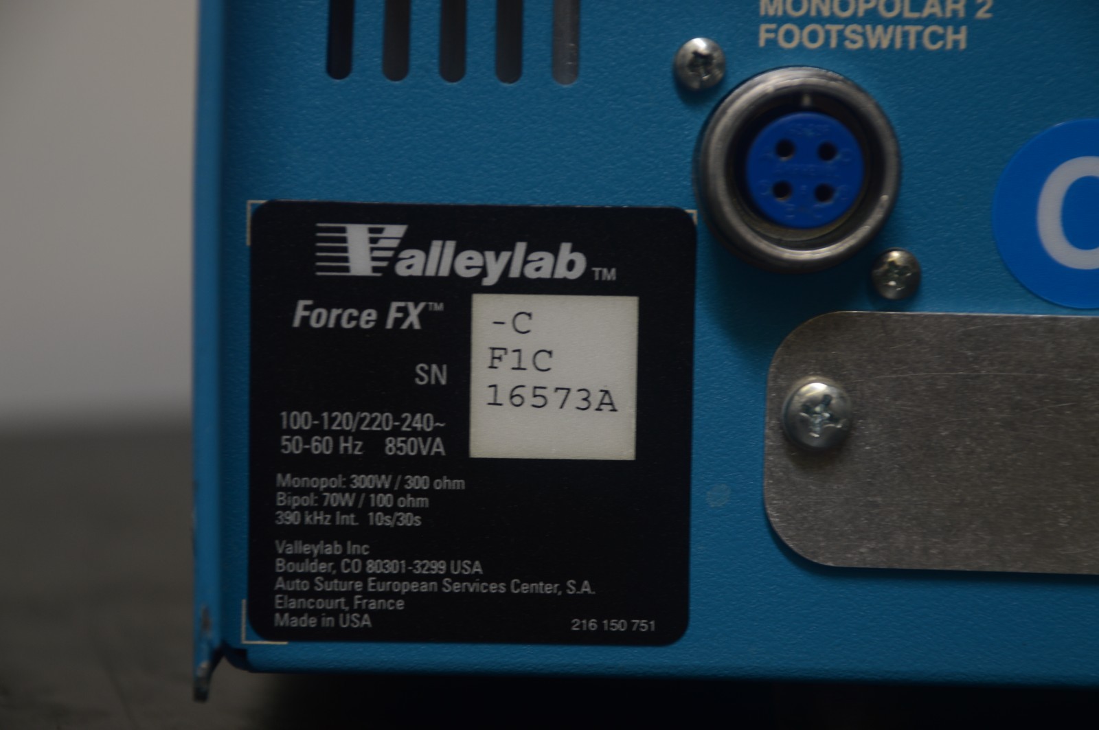 Valleylab Force FX- C Electrosurgical Unit